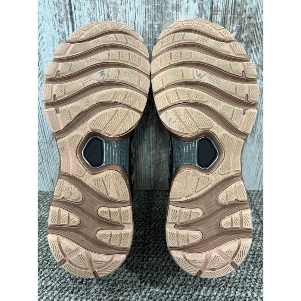 Asics Gel-Nimbus 22 Women's US 9.5 Black/Rose Gold Running Shoes